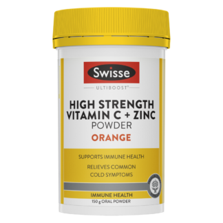 Swisse Ultiboost High Strength Vitamin C + Zinc Powder - 150g Orange