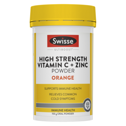 Swisse Ultiboost High Strength Vitamin C + Zinc Powder - 150g Orange