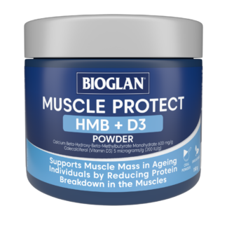Bioglan Muscle Protect HMB + D3 Powder - 150G