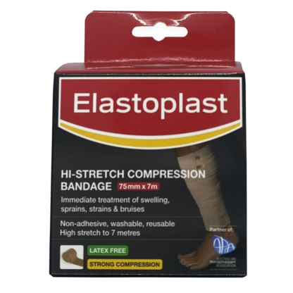Elastoplast Hi-Stretch Compression Bandage 75mm x 7m
