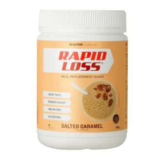 Rapid loss meal replacement shake 575g salted caramel