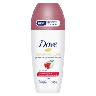 Dove Womens Anti-Perspirant Deodorant Rollon Go Fresh Pomegranate 50mL