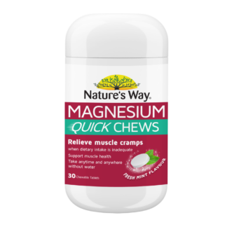 Nature's Way Magnesium Quick Chews 30 Tablets - Fresh Mint