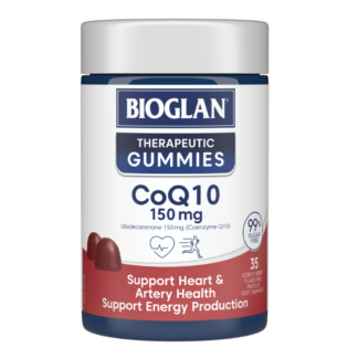Bioglan Therapeutic Gummies CoQ10 150mg 35 Pastilles - Forest Berry Flavour