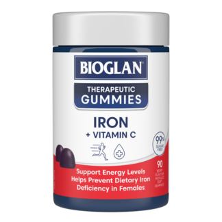 Bioglan Therapeutic Gummies Iron + Vitamin C 90 Pack - Berry Flavour