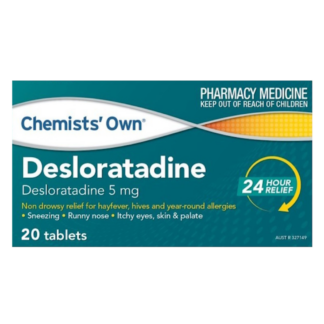 Chemists' Own Desloratadine 20 Tablets