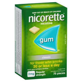 Nicorette Gum Classic 2mg 75 Pack