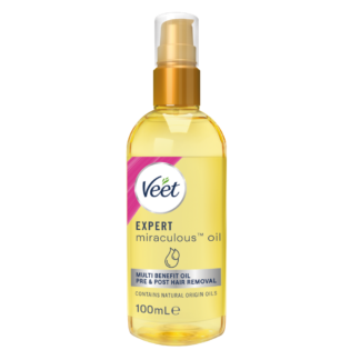 Veet Expert Miraculous Oil for Pre and Post Hair Removal 100mL