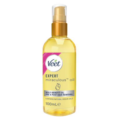 Veet Expert Miraculous Oil for Pre and Post Hair Removal 100mL