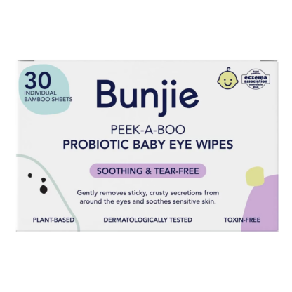 Bunjie Peek-A-Boo Probiotics Baby Eye Wipes 30 Pack