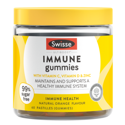 Swisse Ultiboost Immune Gummies 60 Pastilles - Natural Orange Flavour