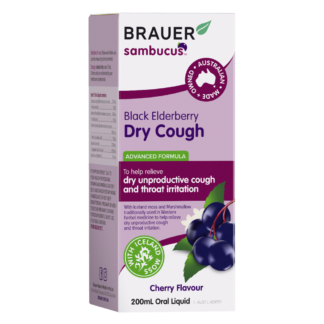 Brauer Sambucus Dry Cough Oral Liquid 200mL
