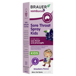 Brauer Sambucus Sore Throat Spray Kids 50mL