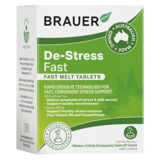 Brauer De-Stress Fast 60 Fast Melt Tablets