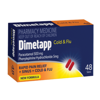 Dimetapp Cold & Flu 48 Tablets