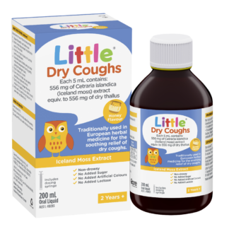 Little Dry Coughs Oral Liquid 200mL - Honey Flavour