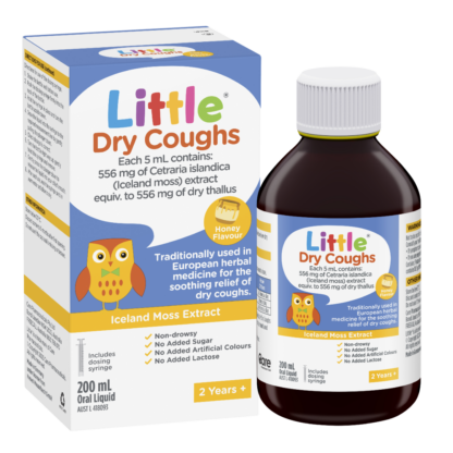 Little Dry Coughs Oral Liquid 200mL - Honey Flavour