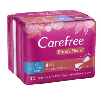 Carefree Barely There Unscented 42 Liners