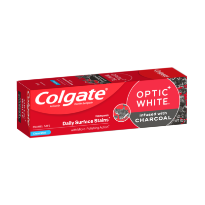 Colgate Optic White Charcoal Toothpaste 100g - Clean Mint