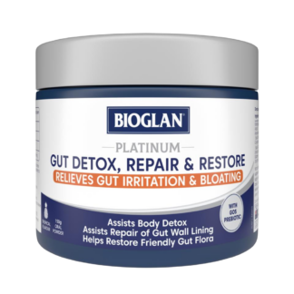 Bioglan Platinum Gut Detox Repair & Restore Oral Powder 150g Tropical Flavour