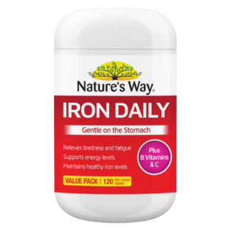 Nature's Way Iron Daily 120 Tablets