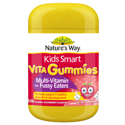 Nature's Way Kids Smart Vita Gummies Multi-Vitamin For Fussy Eaters 120 Pastilles