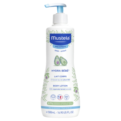 Mustela Hydrabebe Body Lotion Pump 500mL