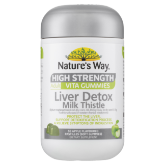 Nature's Way High Strength Adult Vita Gummies Liver Detox Milk Thistle 50 Pastilles