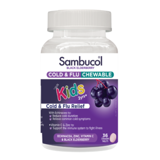 Sambucol Kids Cold & Flu Relief 36 Chewable Tablets