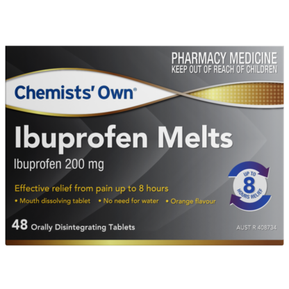 Chemists' Own Ibuprofen Melts 48 Tablets