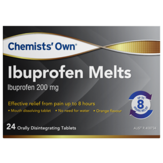 Chemists' Own Ibuprofen Melts 24 Tablets