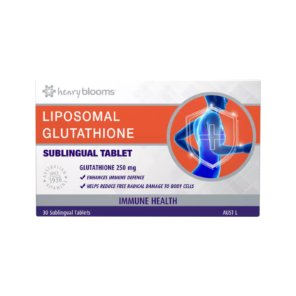 Henry Blooms Liposomal Glutathione 30 Sublingual Tablets