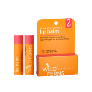 Wild Ferns Essentials Manuka Honey Lip Balm 2 Pack