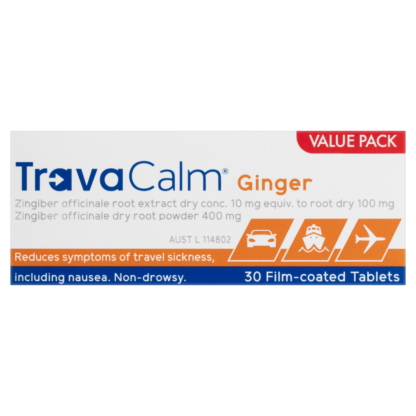 TravaCalm Ginger 30 Tablets