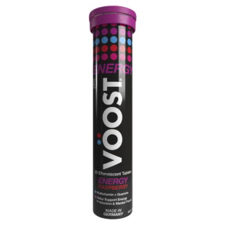 VÖOST Energy Raspberry Effervescent Tablets 20 Pack