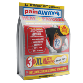 Pain Away Heat Patch XL 3 Pack