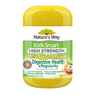 Nature's Way Kids Smart High Strength Vita Gummies Digestive Health & Regularity 40 Pastilles