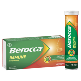 Berocca Immune Daily Defence Orange 30 Effervescent Tablets