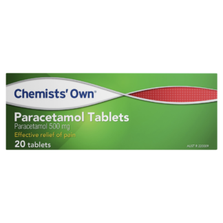 Chemists' Own Paracetamol Tablets 20 Pack