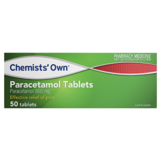 Chemists' Own Paracetamol 50 Tablets