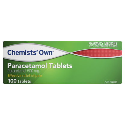 Chemists' Own Paracetamol Tablets 100 Pack