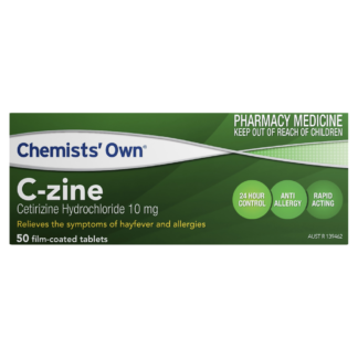 Chemists' Own C-Zine Tablets 10mg 50 Pack