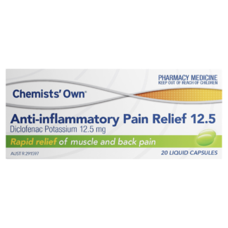 Chemists' Own Anti-inflammatory Pain Relief 12.5mg 20 Liquid Capsules