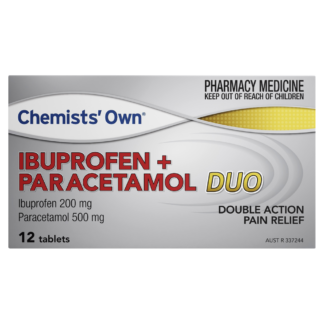 Chemists' Own Ibuprofen + Paracetamol Duo 12 Tablets