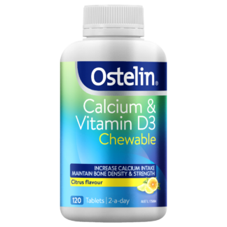 Ostelin Calcium & Vitamin D3 Chewable 120 Tablets