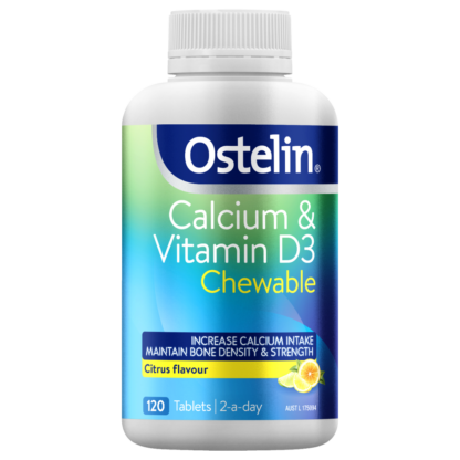 Ostelin Calcium & Vitamin D3 Chewable 120 Tablets