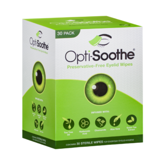 Opti-Soothe Preservative Free Eyelid Wipes 30 Pack