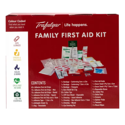 Trafalgar Family First Aid Kit 126 Items