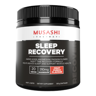 Musashi Sleep Recovery Powder 300g - Fruit Punch Flavour