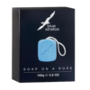 Blue Stratos Soap on a Rope 160g